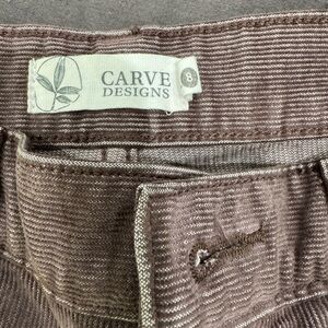 Carve Designs Chocolate Corduroy Trousers